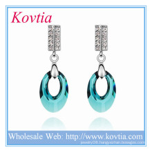 Top design Austrian crystal wedding earrings for ladies bohemian jewelry